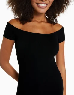 FEMME BERSHKA Vêtements*Mini-robe Bardot