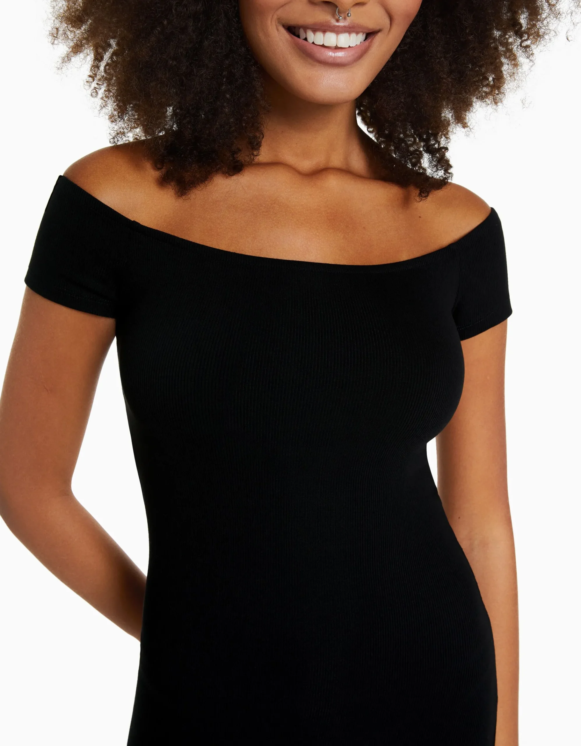 FEMME BERSHKA Vêtements*Mini-robe Bardot