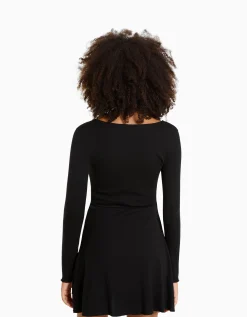 FEMME BERSHKA Robes*Minirobe manches longues