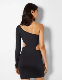 FEMME BERSHKA Robes*Mini-robe manches longues asymétrique cut out