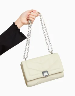FEMME BERSHKA Tout voir*Mini-sac épaule matelassé chaîne