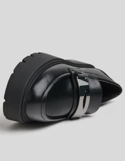 FEMME BERSHKA Chaussures plates*Mocassins détail métallisé