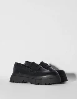 FEMME BERSHKA #bershkastyle*Mocassins semelle crantée homme