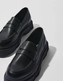 FEMME BERSHKA #bershkastyle*Mocassins semelle crantée homme