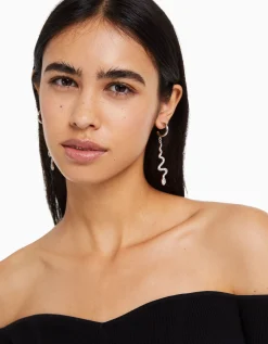 FEMME BERSHKA Tout voir*Pack 6 boucles d’oreilles anneaux cascade croix