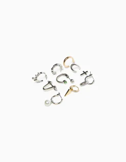 HOMME BERSHKA Tout voir*Pack 10 boucles d’oreilles anneau
