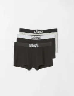 HOMME BERSHKA Underwear*Pack 3 boxers lettering