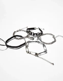 HOMME BERSHKA Tout voir*Pack 5 bracelets épingle à nourrice
