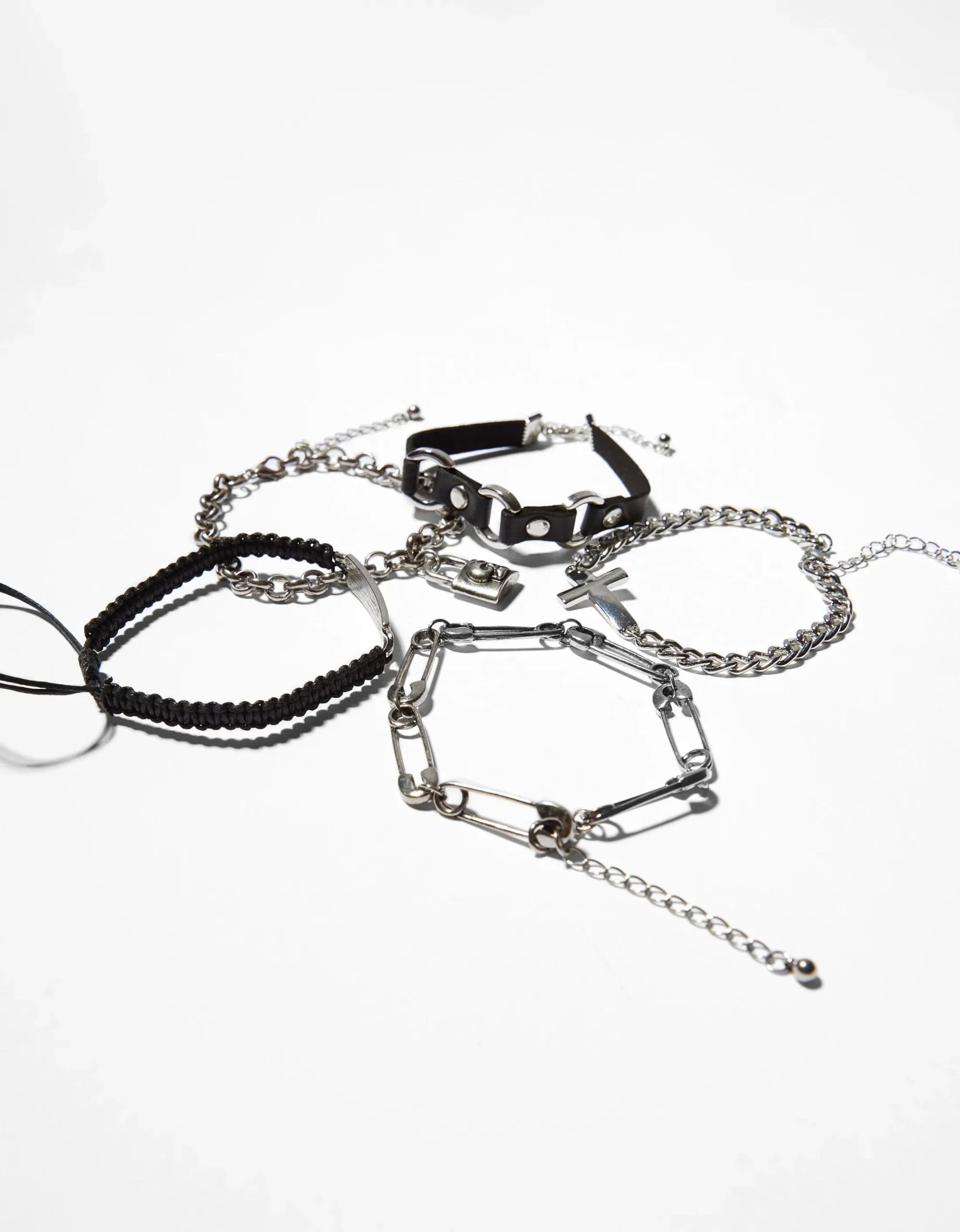 HOMME BERSHKA Tout voir*Pack 5 bracelets épingle à nourrice