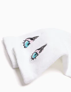 HOMME BERSHKA Chaussettes*Pack 2 chaussettes brodées