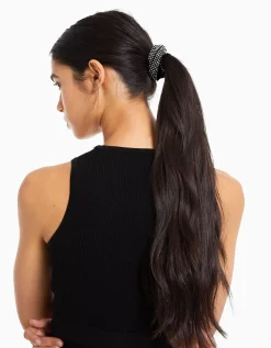 FEMME BERSHKA Accessoires cheveux*Pack 2 chouchous strass