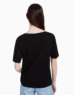 FEMME BERSHKA Packs*Pack 2 T-shirts manches courtes col V regular fit