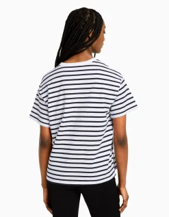 FEMME BERSHKA Packs*Pack 2 T-shirts oversize manches courtes