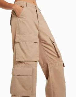 FEMME BERSHKA Pantalons*Pantalon cargo cordon