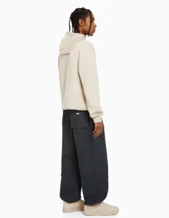 HOMME BERSHKA Pantalons*Pantalon cargo parachute coton