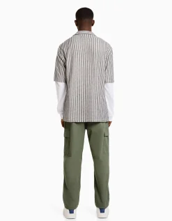 HOMME BERSHKA Vêtements*Pantalon cargo stoppeurs