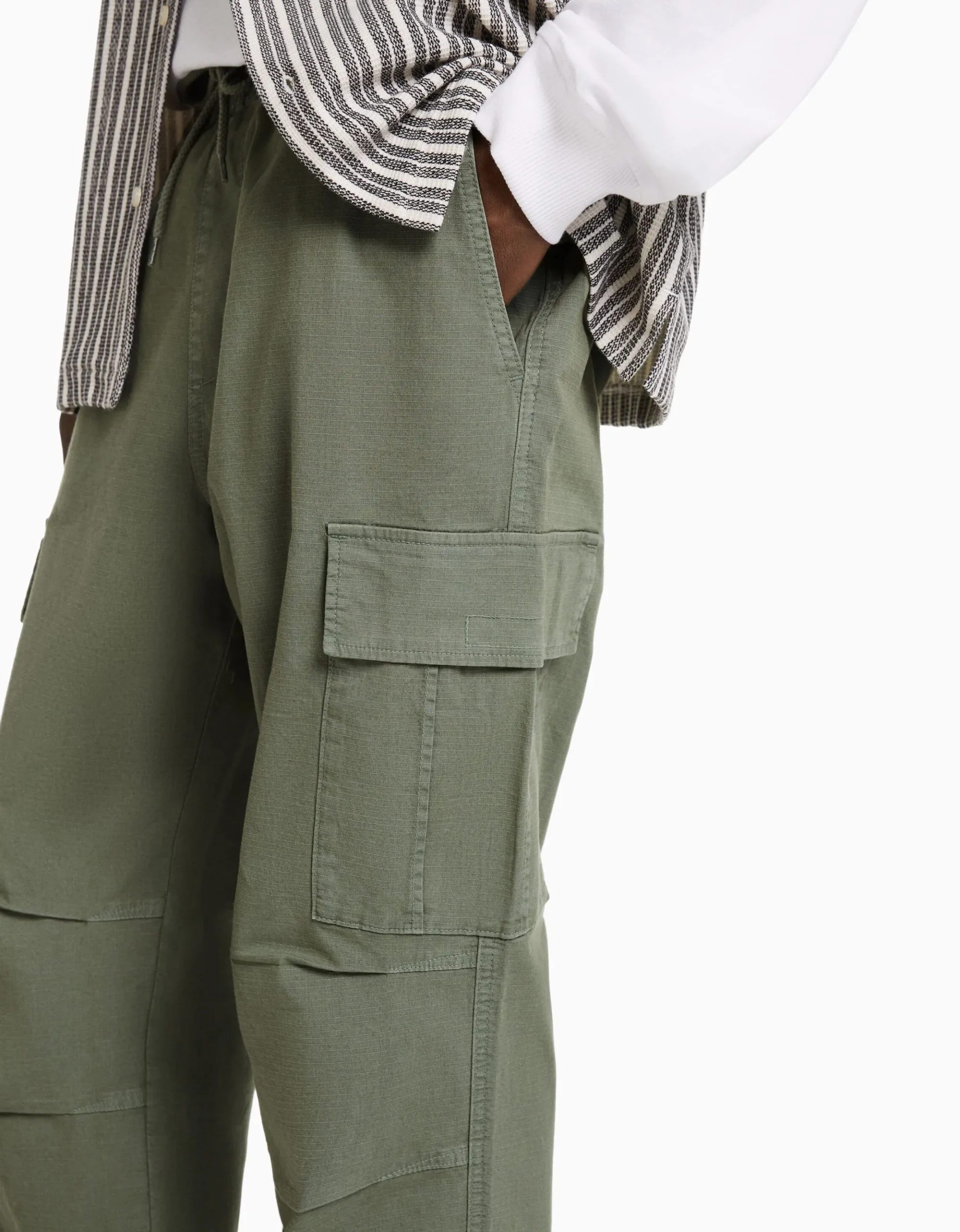 HOMME BERSHKA Vêtements*Pantalon cargo stoppeurs