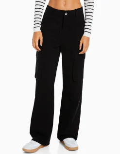 FEMME BERSHKA Pantalons*Pantalon cargo straight