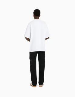 HOMME BERSHKA Vêtements*Pantalon cargo wide coutures contrastes