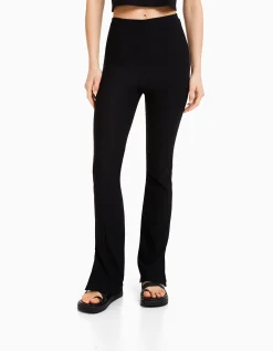 FEMME BERSHKA Pantalons*Pantalon flare ottoman