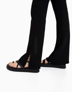 FEMME BERSHKA Pantalons*Pantalon flare ottoman