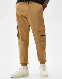 HOMME BERSHKA Pantalons*Pantalon jogger cargo