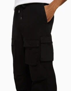 HOMME BERSHKA Pantalons*Pantalon jogger cargo coton