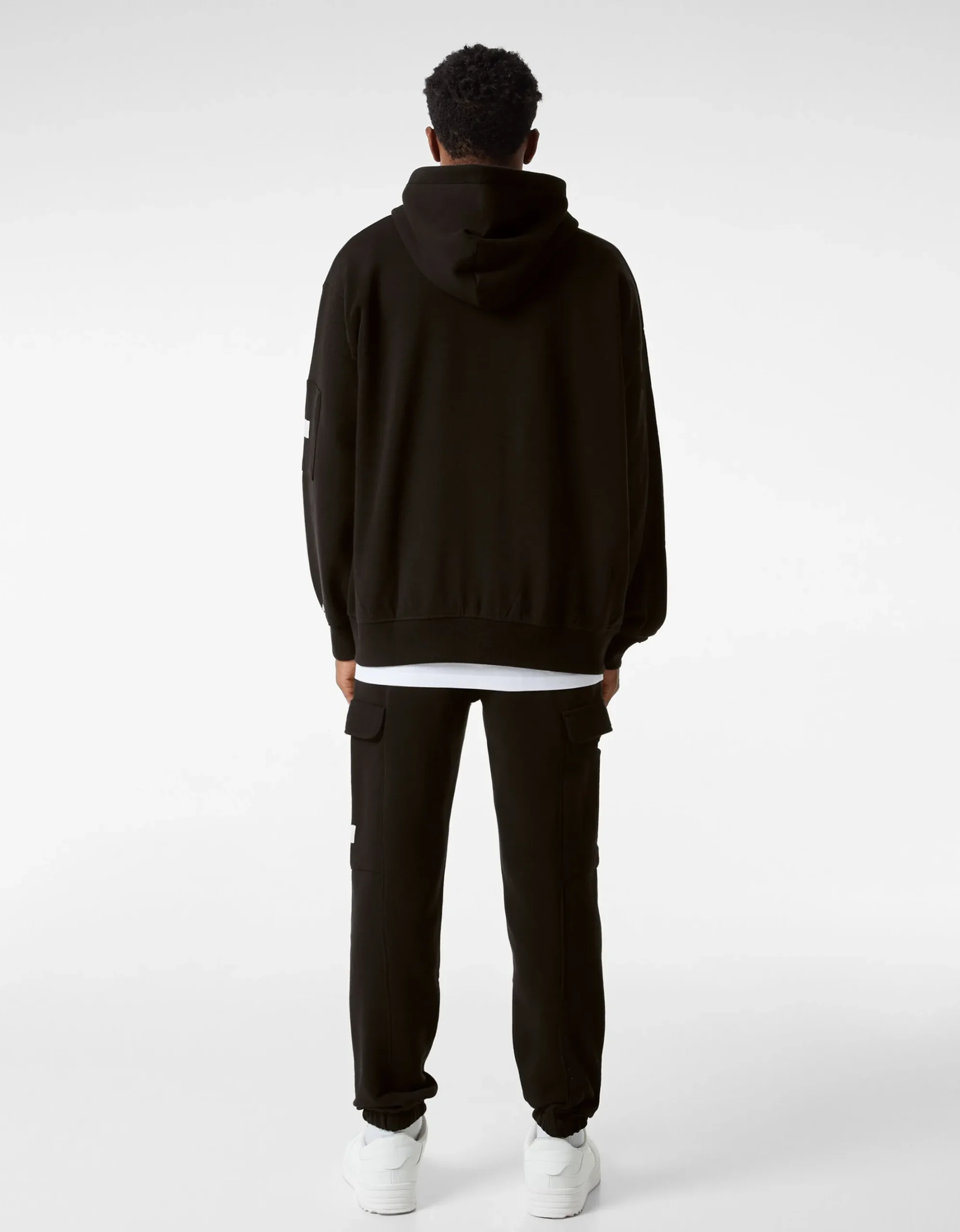HOMME BERSHKA Pantalons*Pantalon jogger cargo molleton