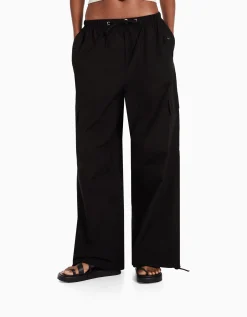 FEMME BERSHKA Pantalons*Pantalon jogger cargo parachute