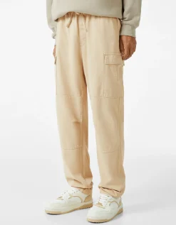 HOMME BERSHKA Pantalons*Pantalon jogger cargo regular fit