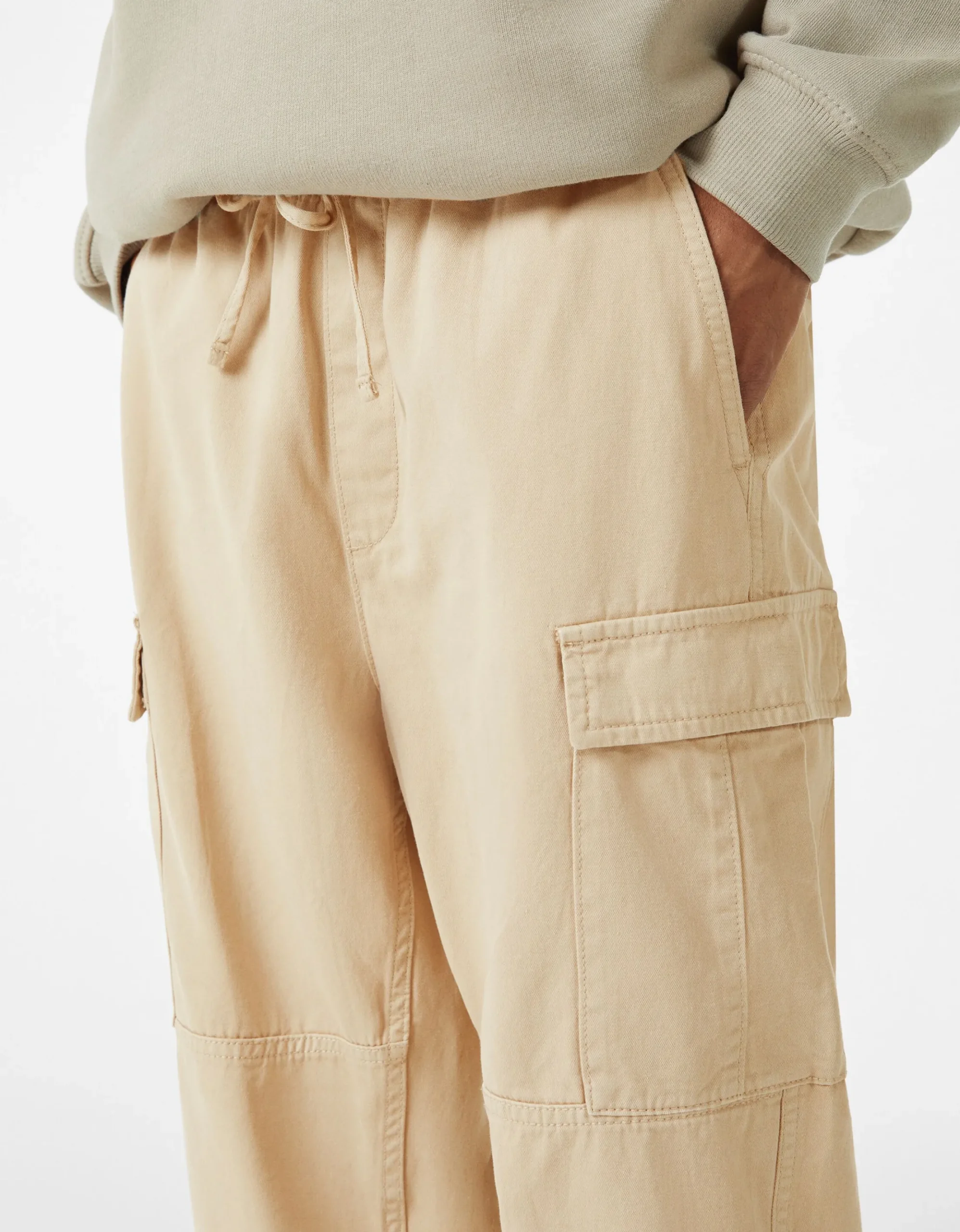 HOMME BERSHKA Pantalons*Pantalon jogger cargo regular fit