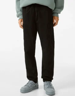 HOMME BERSHKA Pantalons*Pantalon jogger cargo regular fit