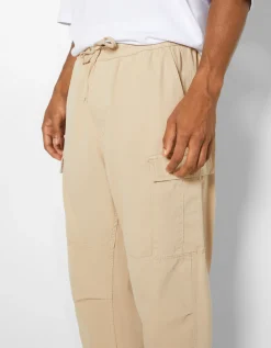 HOMME BERSHKA Pantalons*Pantalon jogger cargo regular fit
