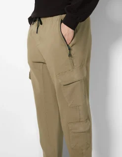 HOMME BERSHKA Pantalons*Pantalon jogger cargo slim