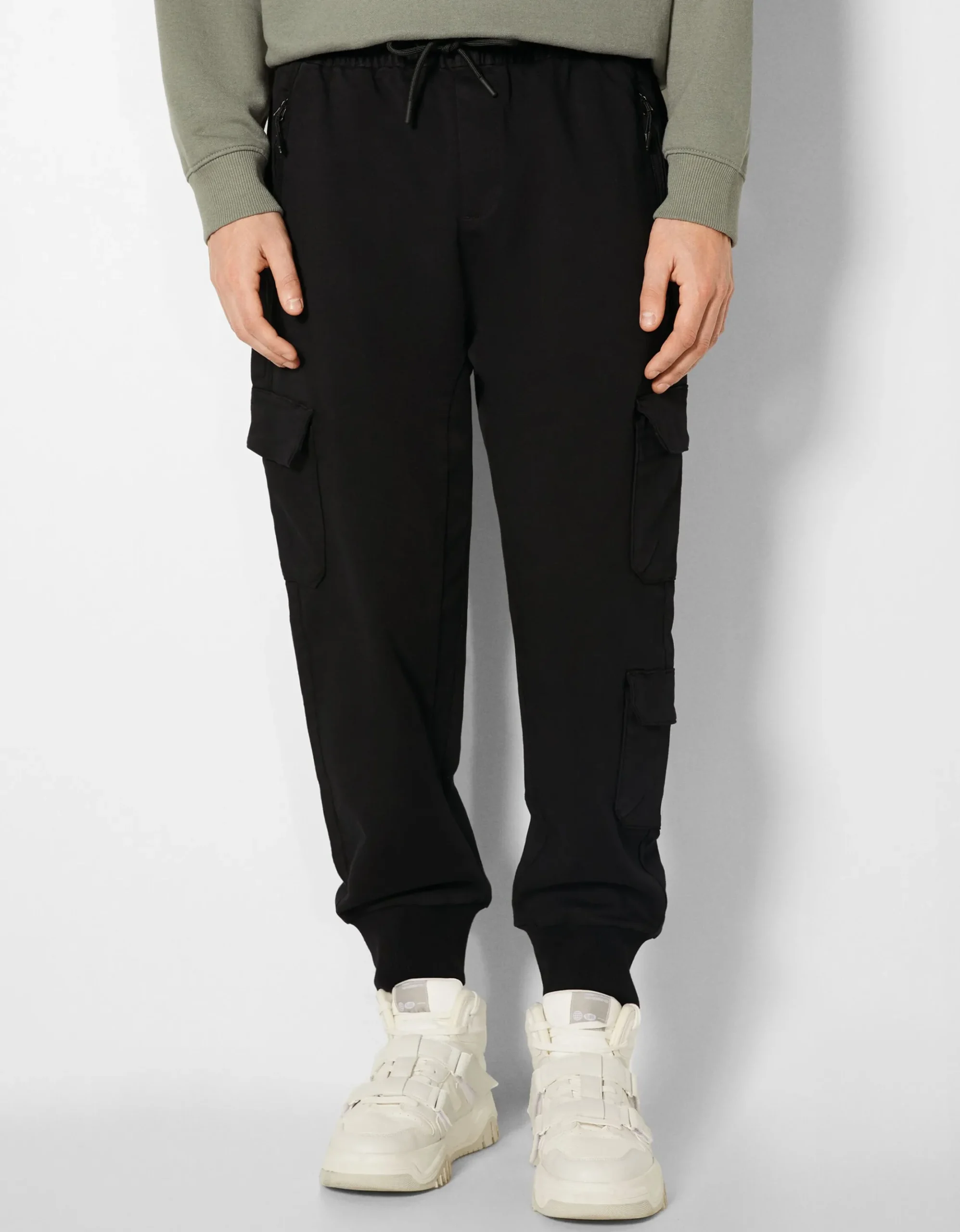 HOMME BERSHKA Pantalons*Pantalon jogger cargo slim