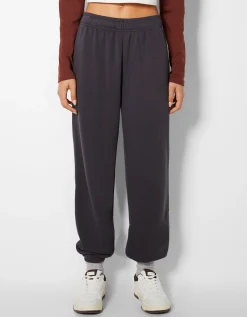 FEMME BERSHKA Pantalons*Pantalon jogger molleton