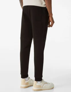 HOMME BERSHKA Pantalons et jeans*Pantalon jogger molleton découpes