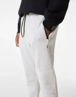 HOMME BERSHKA Pantalons et jeans*Pantalon jogger molleton découpes