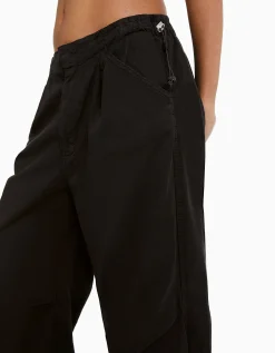 FEMME BERSHKA Pantalons*Pantalon jogger parachute loose fit