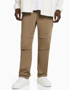 HOMME BERSHKA Vêtements*Pantalon loose coton