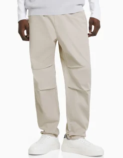 HOMME BERSHKA Vêtements*Pantalon loose coton