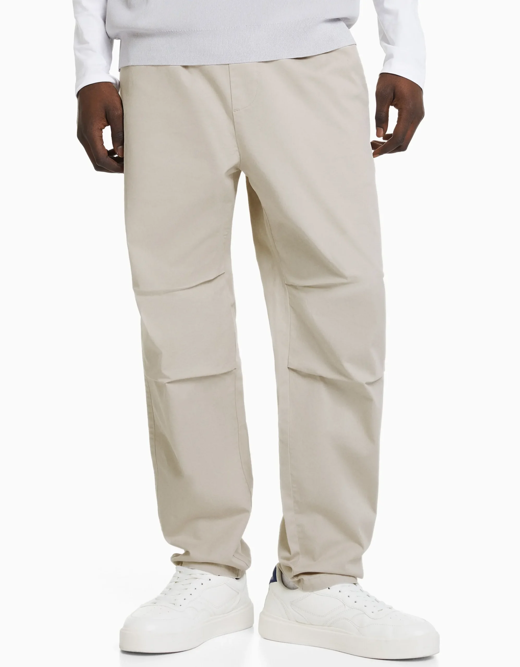 HOMME BERSHKA Vêtements*Pantalon loose coton