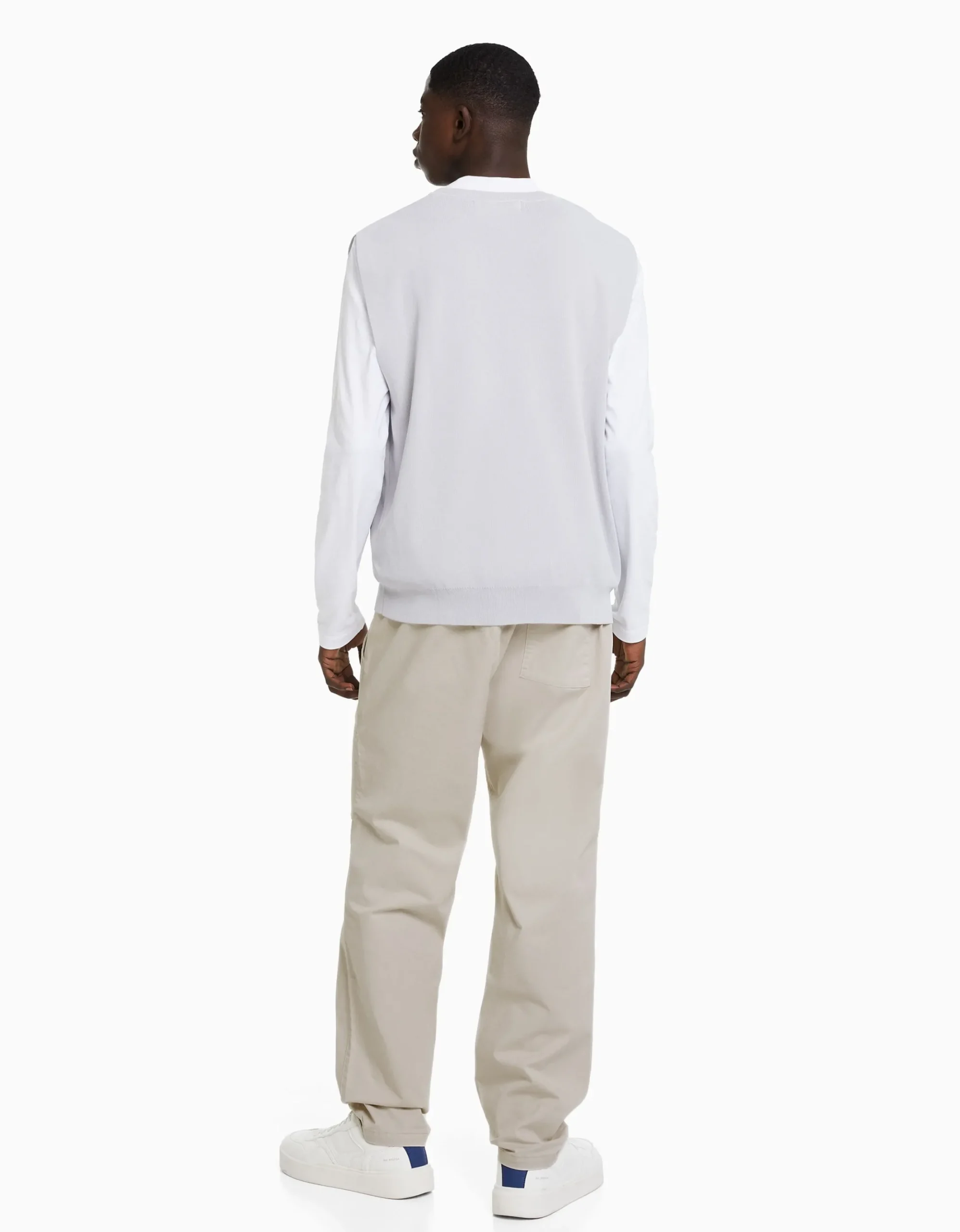 HOMME BERSHKA Vêtements*Pantalon loose coton