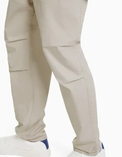 HOMME BERSHKA Vêtements*Pantalon loose coton