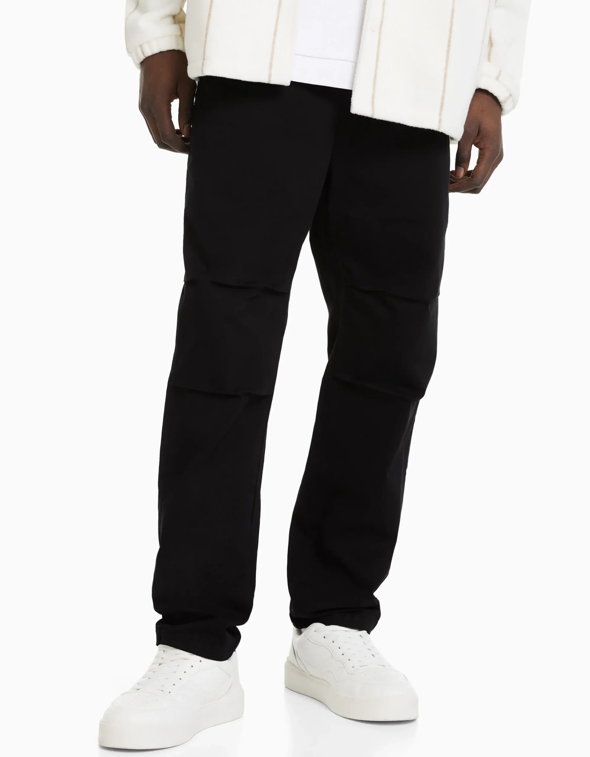 HOMME BERSHKA Vêtements*Pantalon loose coton