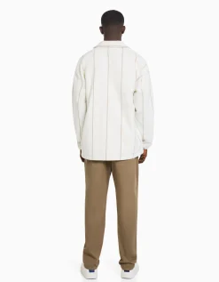 HOMME BERSHKA Vêtements*Pantalon loose coton
