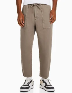 HOMME BERSHKA Pantalons*Pantalon loose rustique