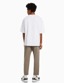 HOMME BERSHKA Pantalons*Pantalon loose rustique