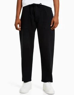 HOMME BERSHKA Pantalons*Pantalon loose rustique