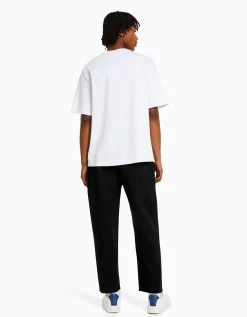 HOMME BERSHKA Pantalons*Pantalon loose rustique